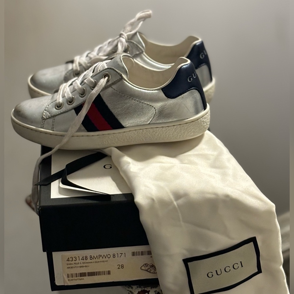 Gently Used Kids Gucci Sneakers